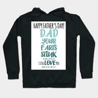 Father's day card - your farts stink Hoodie